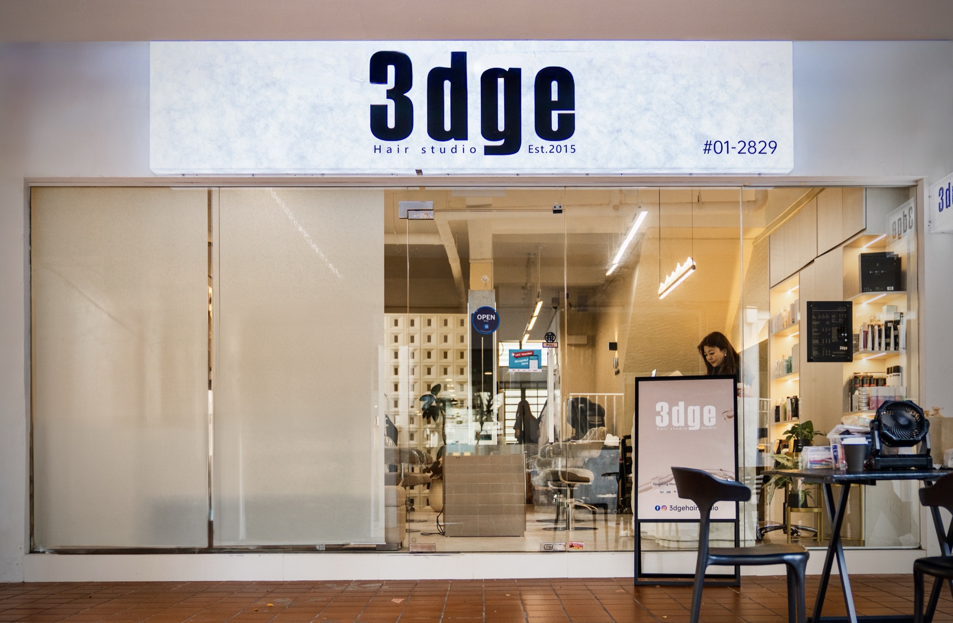 3DGE Hair Studio Interior - Professional Hair Salon in Ang Mo Kio near AMK Hub Singapore